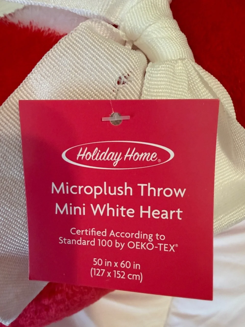 Red Heart Plush Throw Blanket with Heart Mug